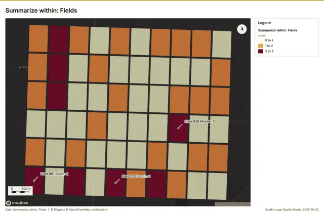 Summarize within: Fields