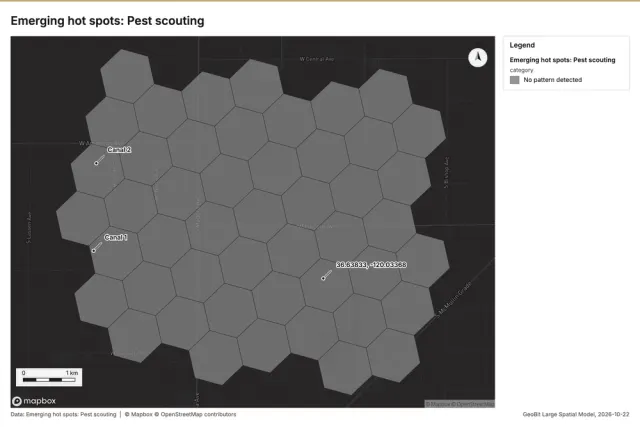 Emerging hot spots: Pest scouting