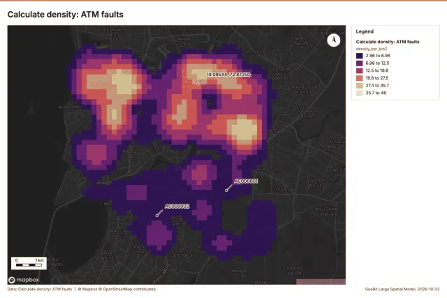 Calculate density: ATM faults