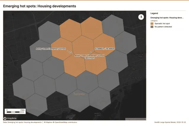 Emerging hot spots: Housing developments