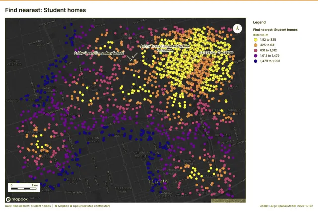 Find nearest: Student homes