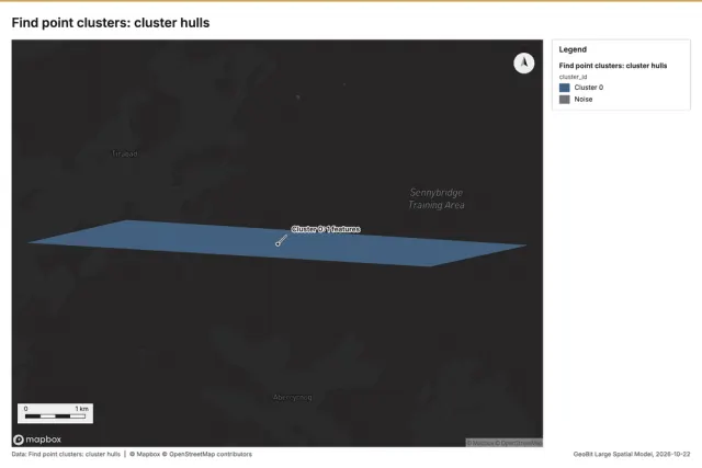 Find point clusters: cluster hulls