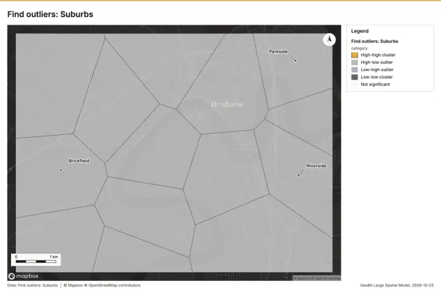 Find outliers: Suburbs