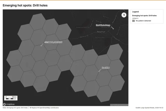Emerging hot spots: Drill holes