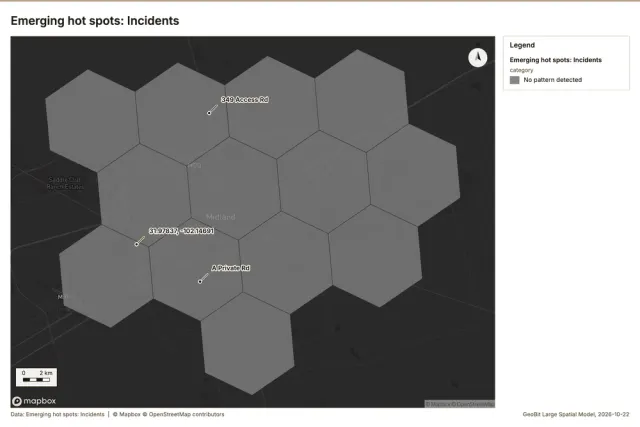 Emerging hot spots: Incidents