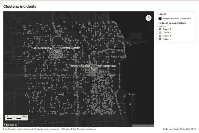 Clusters: incidents