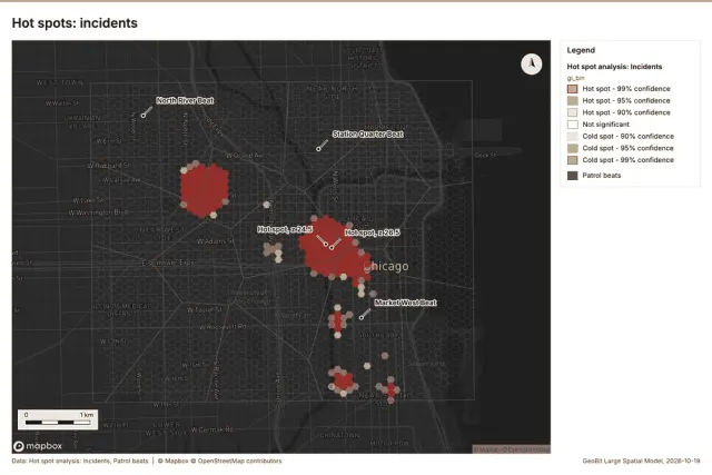 Hot spots: incidents