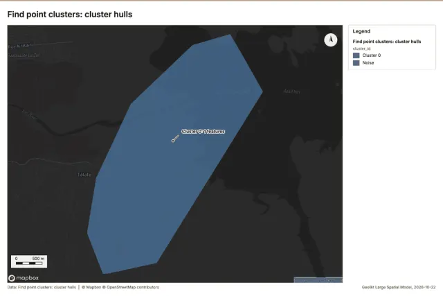Find point clusters: cluster hulls