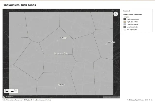 Find outliers: Risk zones