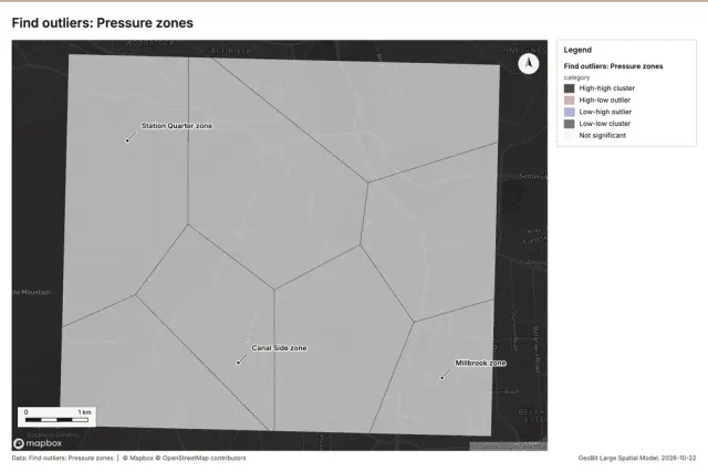 Find outliers: Pressure zones