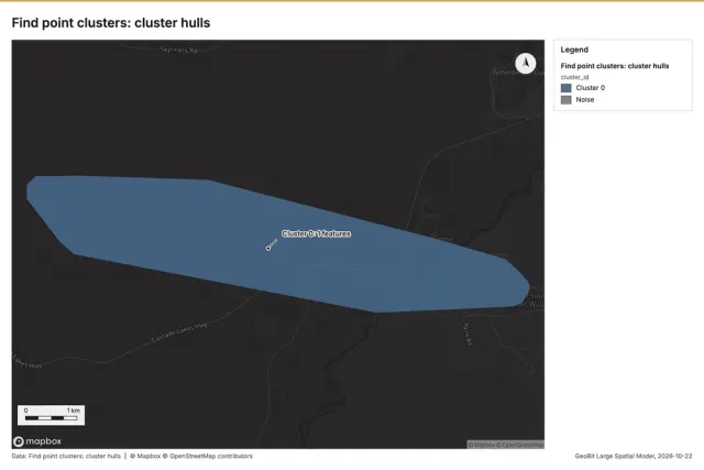 Find point clusters: cluster hulls