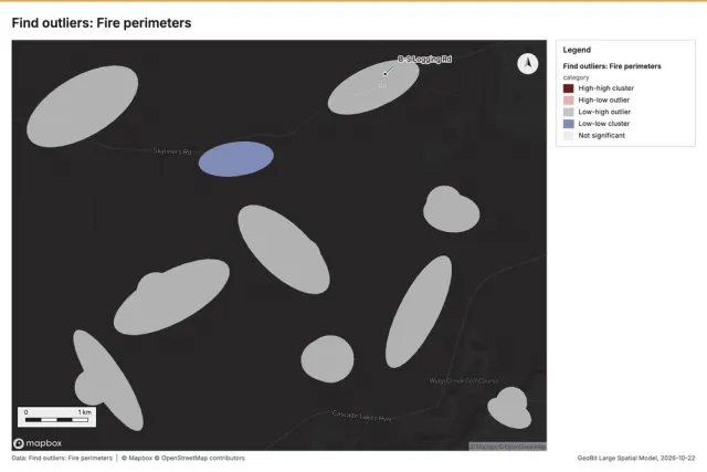 Find outliers: Fire perimeters