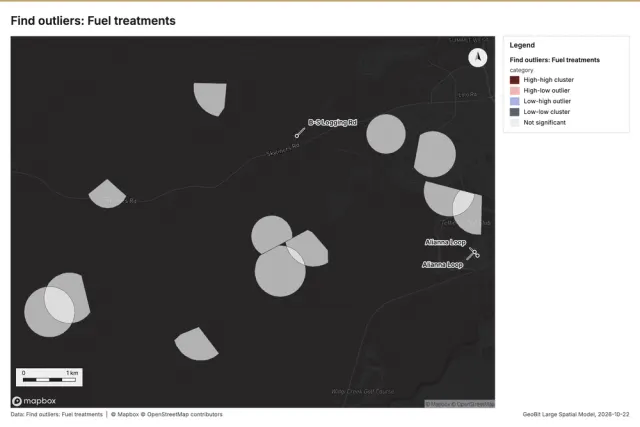 Find outliers: Fuel treatments