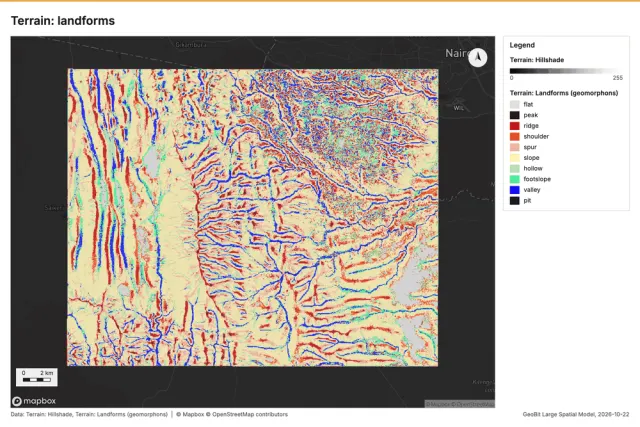 Terrain: landforms