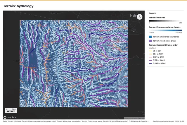 Terrain: hydrology